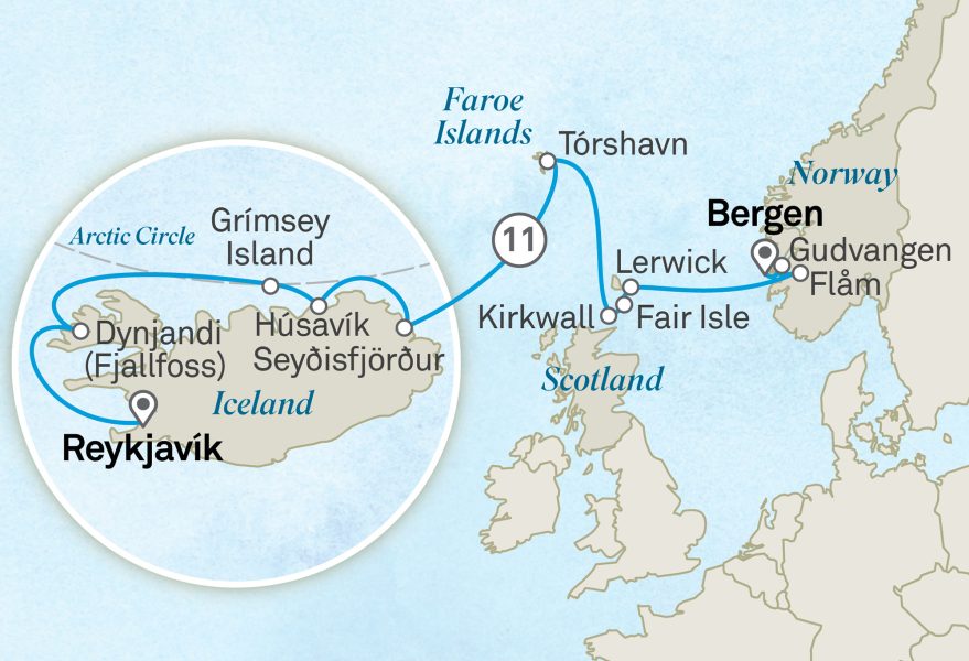 Iceland, Fairy Isles & The Norwegian