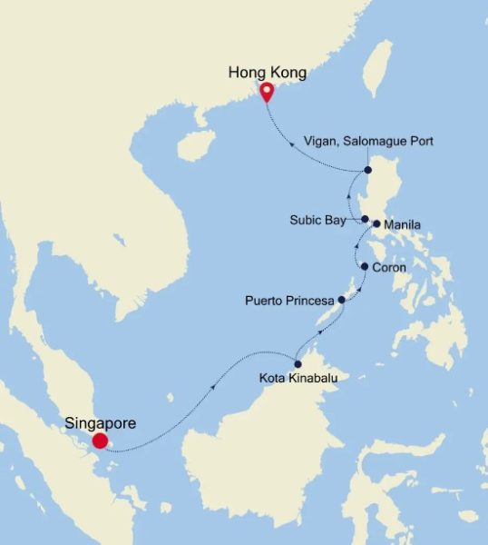 Singapore to Hong Kong