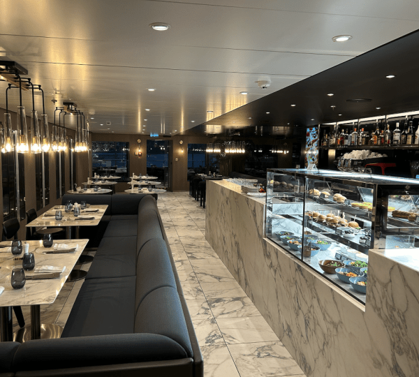 Dining on board the Scenic Eclipse II