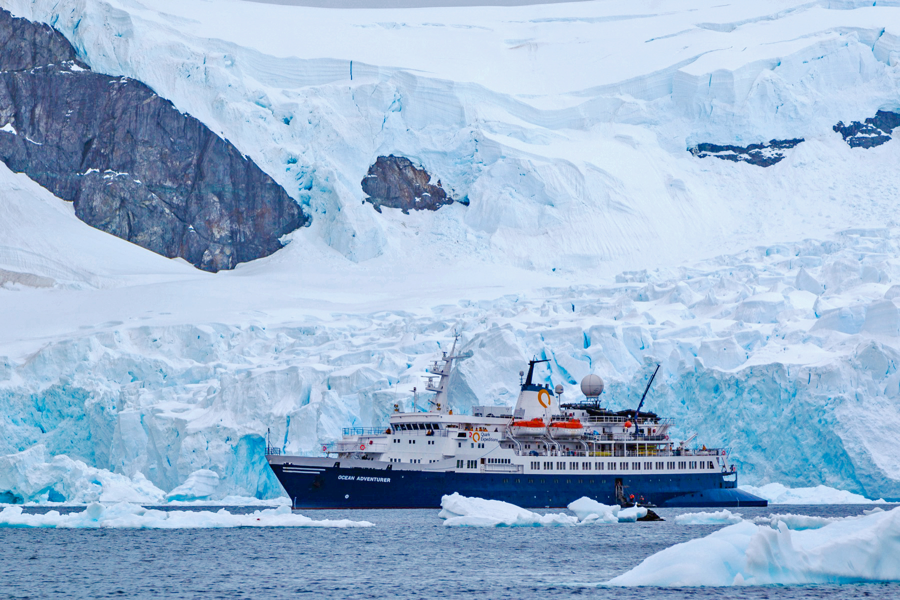 Quark Ship in Antarctica